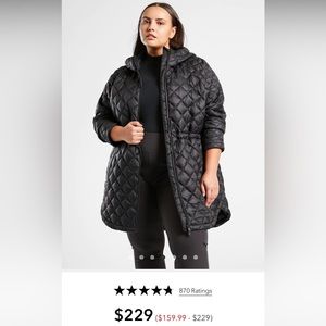 Athleta Featherless Coat, 2X